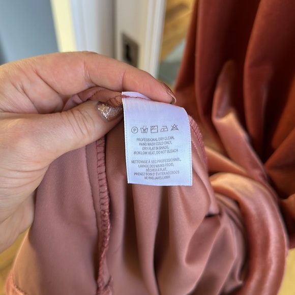 Jenny Yoo Bridesmaid Mari Dress in Velvet English Rose - Picture 4 of 9